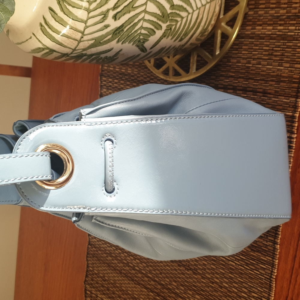 Mimco Com-pleat pouch bag mist blue - Picture 4 of 7
